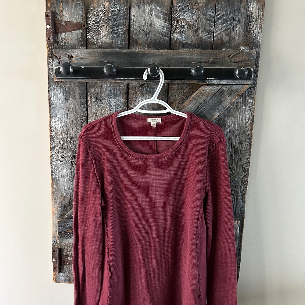 Dylan Long Sleeve Waffle Shirt - Size Large